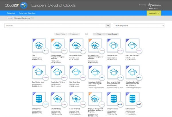 Cloud28+ lanceert enterprise cloud catalogus met bijna 700 services