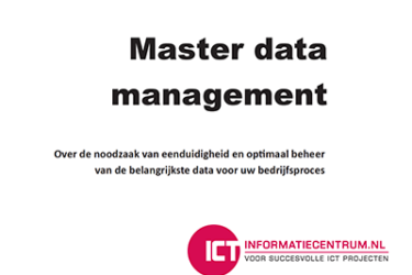 Master data management (MDM) uitgelegd in nieuw boekje