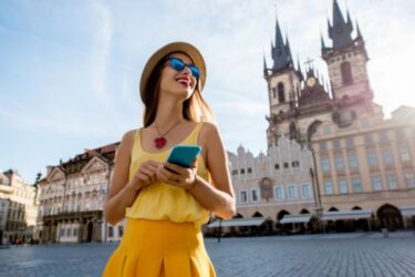 Toerist in Praag