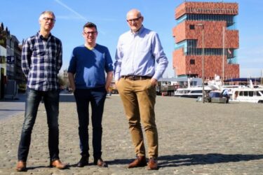 T-mining co-founders Pascal Verlinden (CTO), Filip Heremans (productontwikkelaar) en Nico Wauters (ceo)