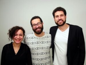 Big Boy Systems-team v.l.n.r.: Anaïs Caroff, Mikaël Bhar en Samuel Meirlaen