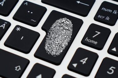 Vingerafdruk fingerprint biometrische beveiliging