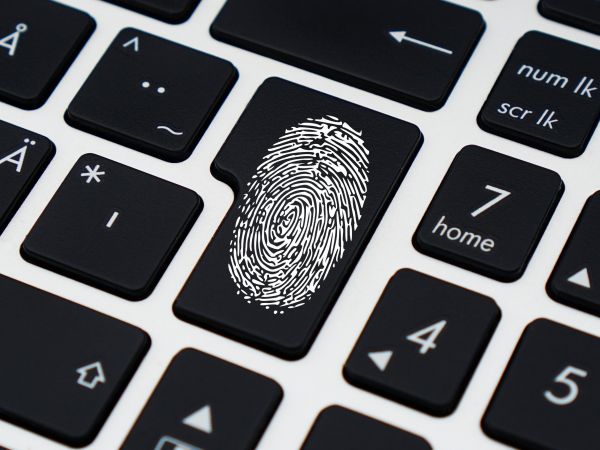 Vingerafdruk fingerprint biometrische beveiliging