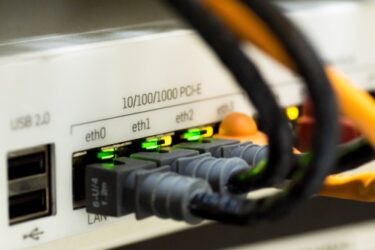 Router netwerk kabels