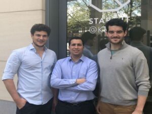 Keyrock co-founders Juan David Mendieta, Jeremy De Groodt, Kevin de Patoul