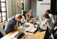 Werk arbeid kantoor brainstorm werkplek