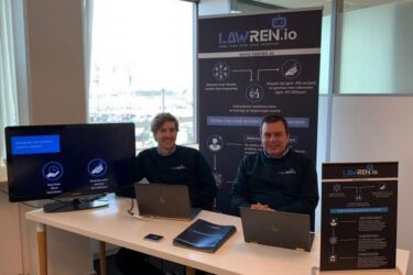 Lawren.io-oprichters Dries Wijnen (links) en Dominic Wijnen