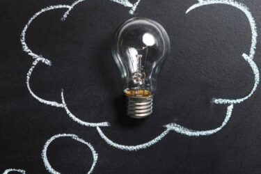 Schoolbord slim lampje