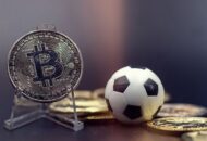 Bitcoin cryptovaluta voetbal