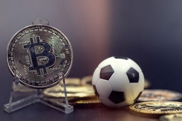 Bitcoin cryptovaluta voetbal
