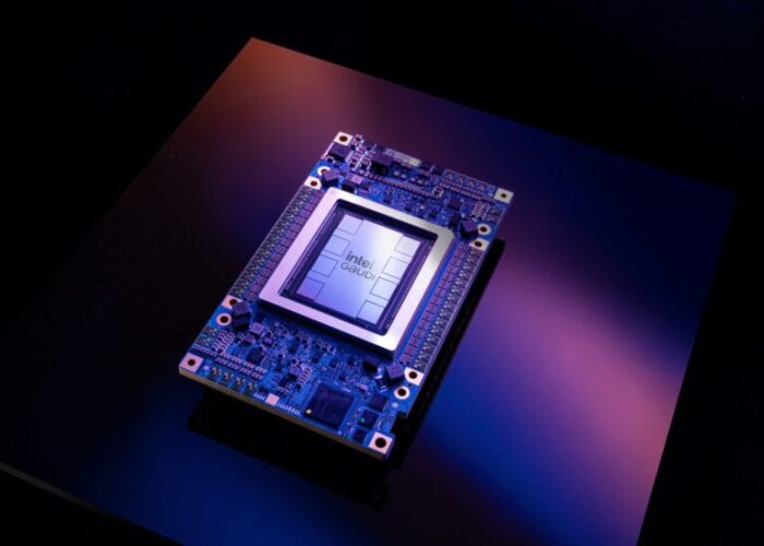 De ai-chip Gaudi 3 van Intel.